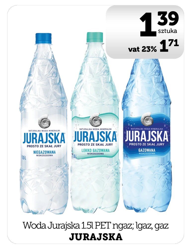 JURAJSKA Woda Jurajska 1,5l PET