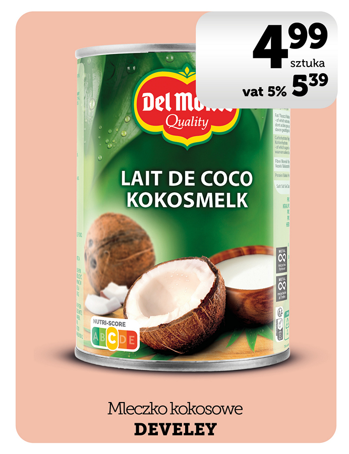 DEL MONTE  Mleczko kokosowe 400ml