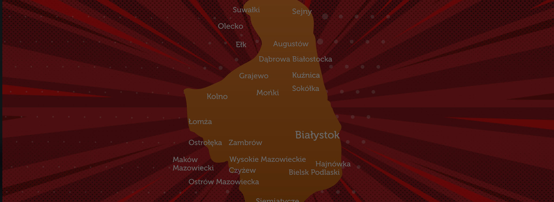 Mapa województwa podlaskiego Slajd 4